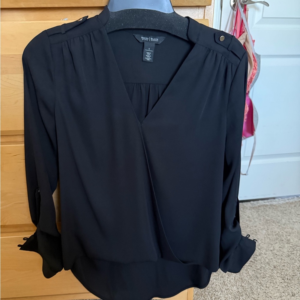 White House Black Market Elegant Black Garment